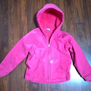 Carhartt Girls 14/L Bright Pink Winter Jacket